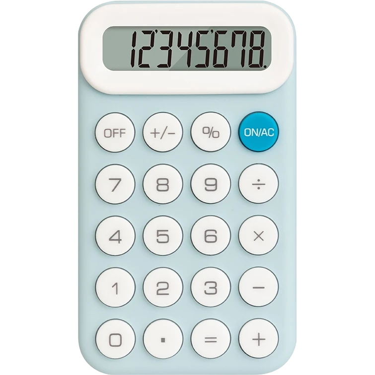 Калькулятор Deli EM10 Light Blue - EM10 LIGHT BLUE
