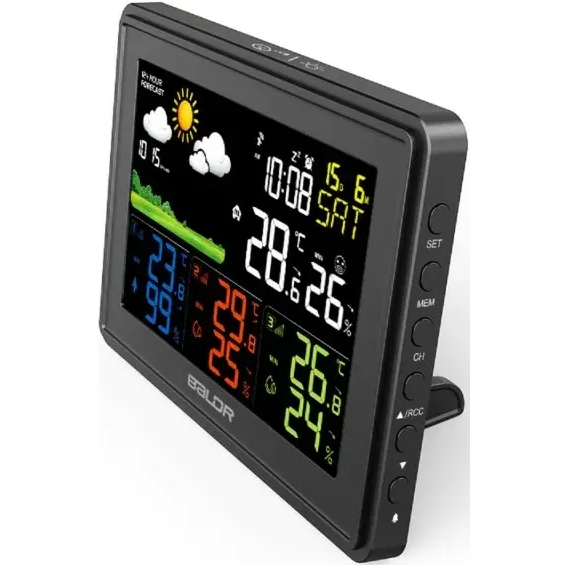 Метеостанция BALDR B0359WST4H4PR Black - B0359WST4H4PR-BLACK - фото 5