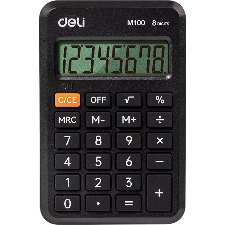Калькулятор Deli EM100 Black