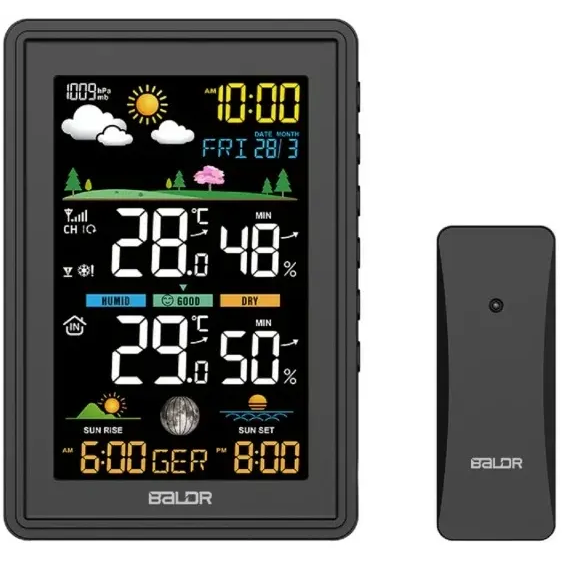 Метеостанция BALDR B0360WST2H2PR-V3 Black
