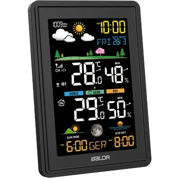 Метеостанция BALDR B0360WST2H2PR-V3 Black - B0360WST2H2PR-V3-BLACK - фото 3