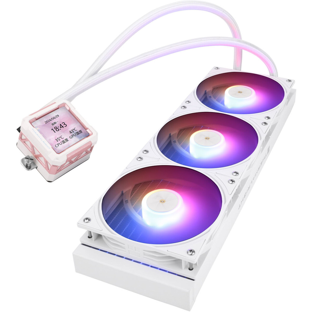 Система жидкостного охлаждения Thermalright Frozen Warframe PRO 360 MEW ARGB - F-WFRAME-PRO-360-MEW-ARGB - фото 2