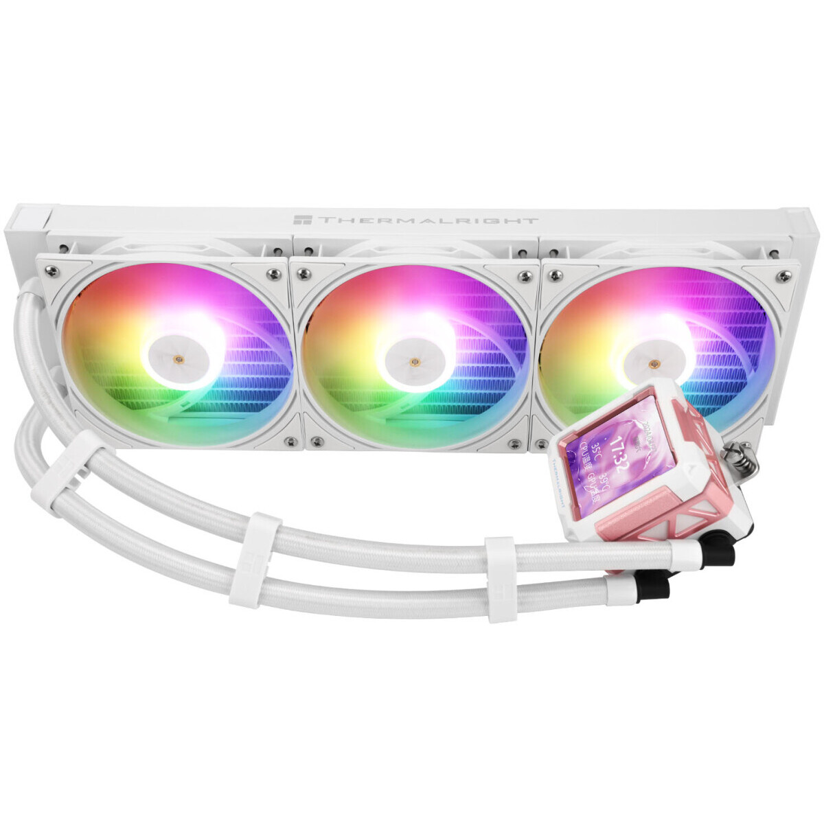 Система жидкостного охлаждения Thermalright Frozen Warframe PRO 360 MEW ARGB - F-WFRAME-PRO-360-MEW-ARGB - фото 3