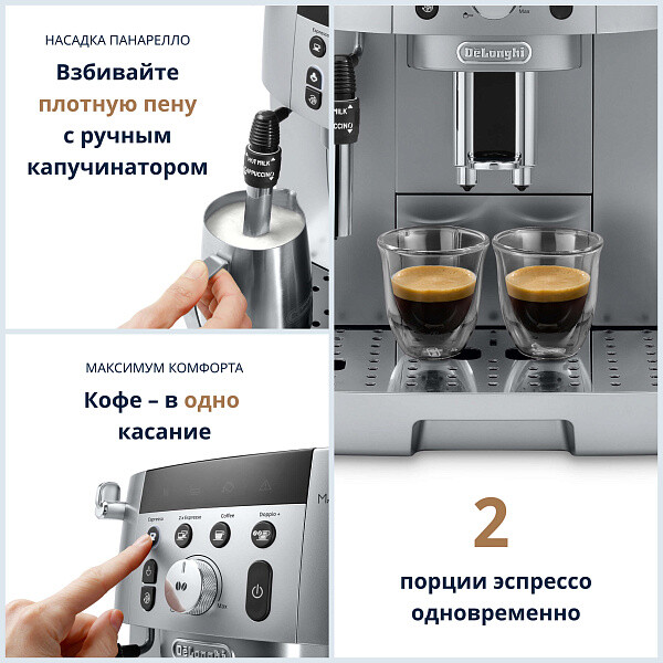 Кофемашина DeLonghi ECAM 250.31.SB Magnifica S - ECAM250.31.SB - фото 3