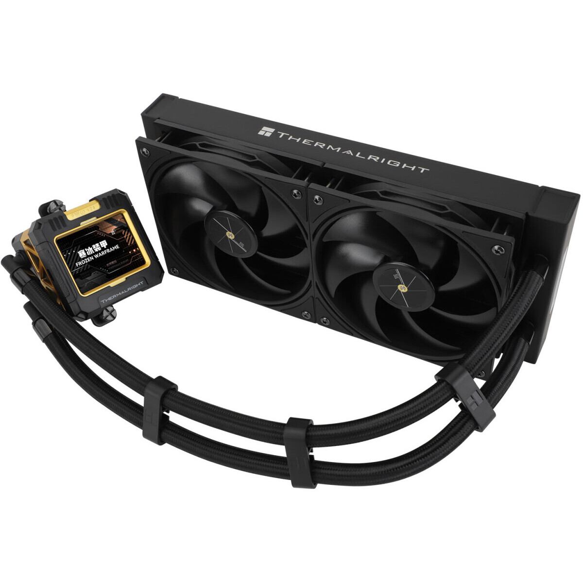Система жидкостного охлаждения Thermalright Frozen Warframe 240 Black - F-WFRAME-240-BL - фото 2