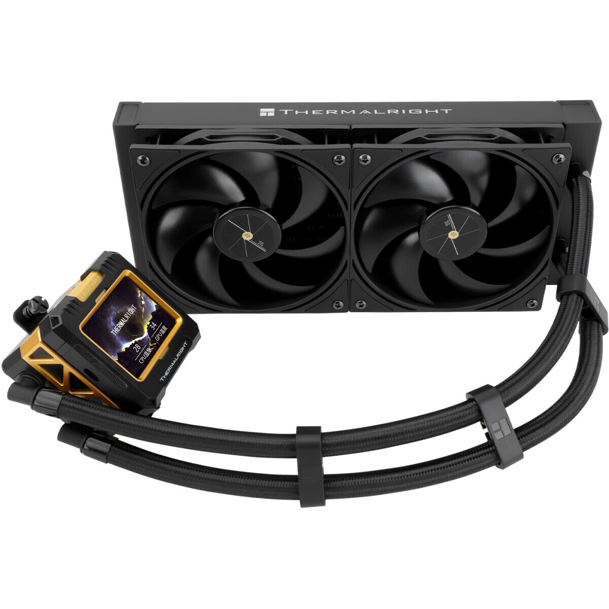 Система жидкостного охлаждения Thermalright Frozen Warframe 240 Black - F-WFRAME-240-BL - фото 3