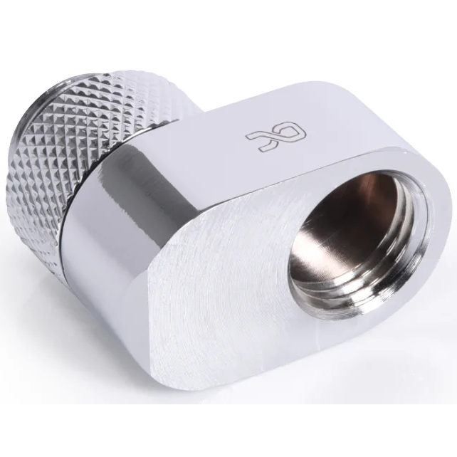 Адаптер для СЖО Alphacool Eiszapfen 16mm off set fitting rotatable - chrome (17602) - фото 2
