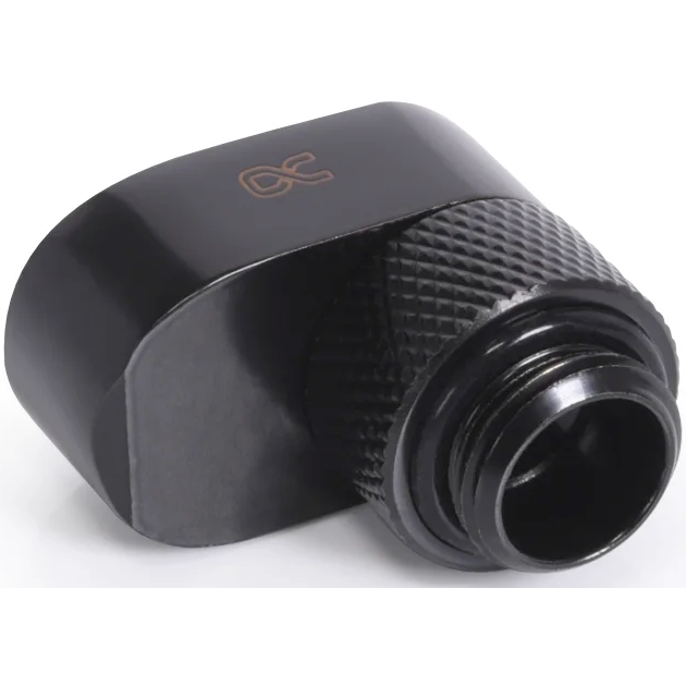 Адаптер для СЖО Alphacool Eiszapfen 16mm off set fitting rotatable - black (17601) - фото 2