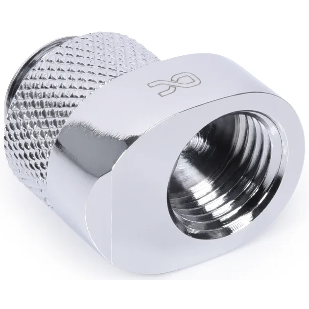 Адаптер для СЖО Alphacool Eiszapfen 8mm off set fitting rotatable - chrome (17603)