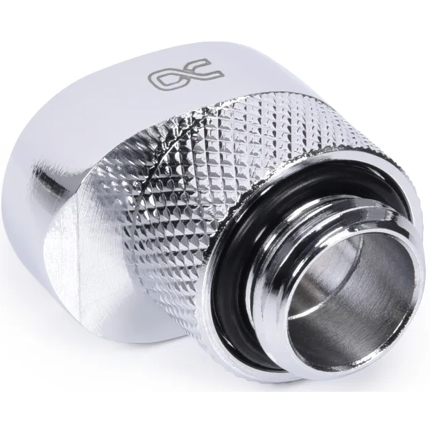 Адаптер для СЖО Alphacool Eiszapfen 8mm off set fitting rotatable - chrome (17603) - фото 2