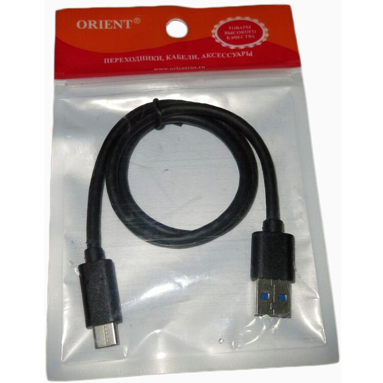 Кабель USB - USB Type-C, 0.5м, Orient UC-305 - фото 2