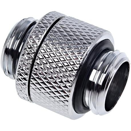 Поворотный адаптер для СЖО Alphacool Eiszapfen double nipple rotatable - chrome (17245) - фото 3