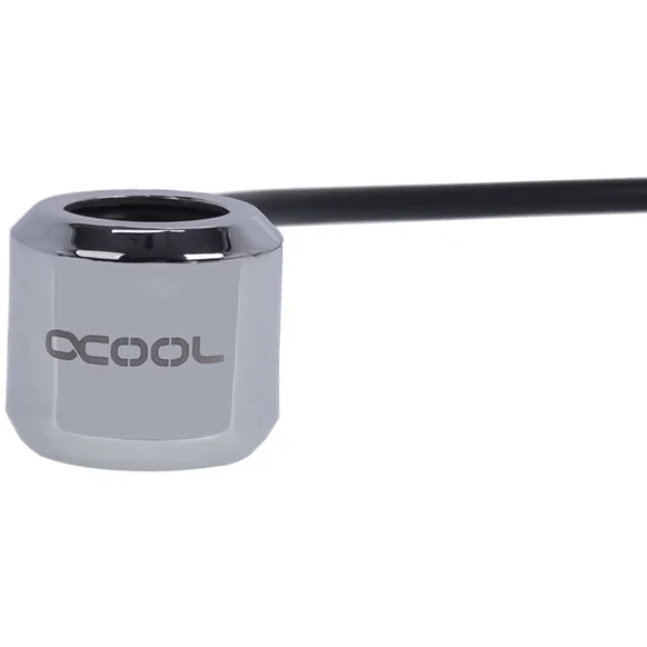 Фитинг Alphacool Aurora HardTube LED ring 16mm chrome - RGB (15354) - фото 5