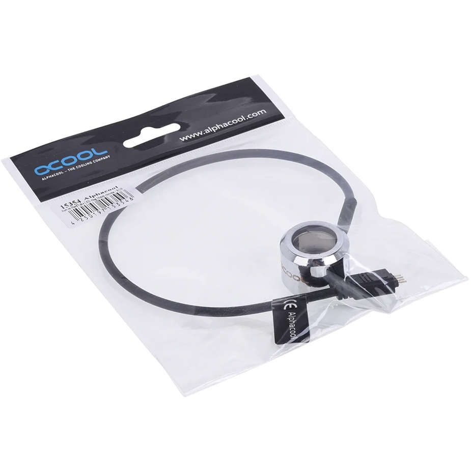 Фитинг Alphacool Aurora HardTube LED ring 16mm chrome - RGB (15354) - фото 7