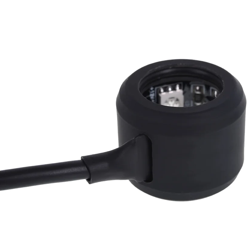 Фитинг Alphacool Aurora HardTube LED ring 16mm deep black - RGB (15325) - фото 4