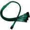 Разветвитель 3-pin - 4x 3-pin, Nanoxia NX34A30G Green