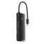 Док-станция Baseus Lite Series 6-Port Type-C HUB Black - WKQX050001 - фото 4