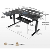 Компьютерный стол Eureka ERK-L60L-B-PRO-V1-EU