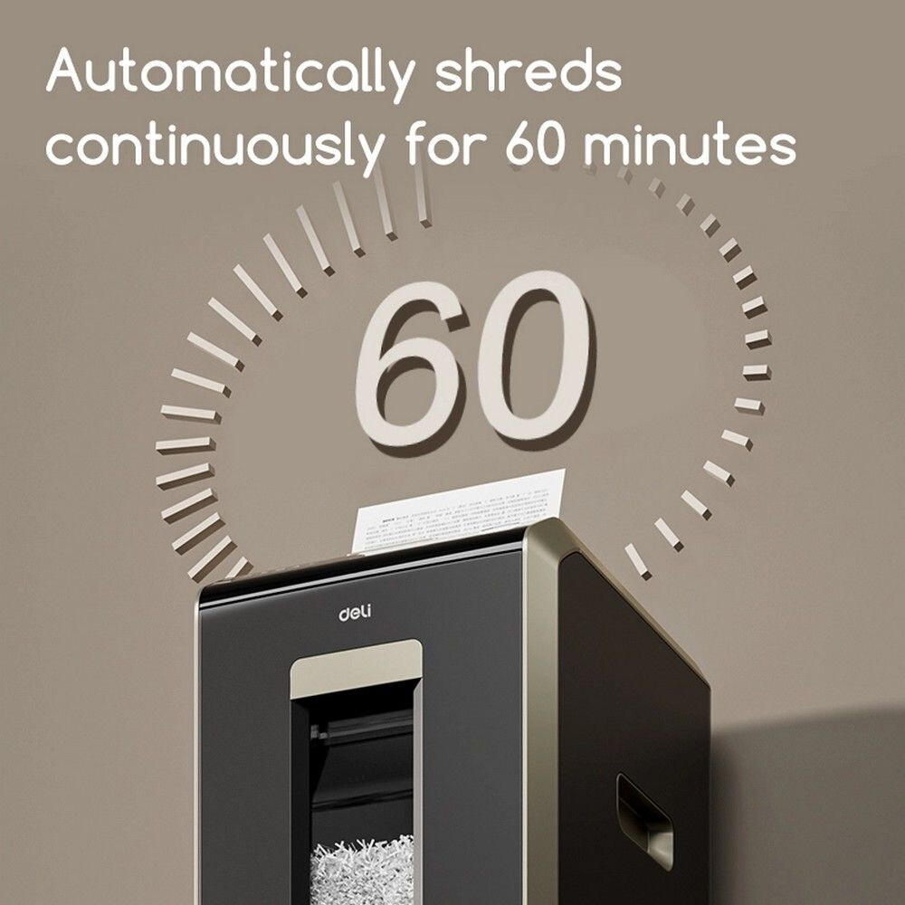 Уничтожитель бумаги (шредер) Deli ET089 - фото 2