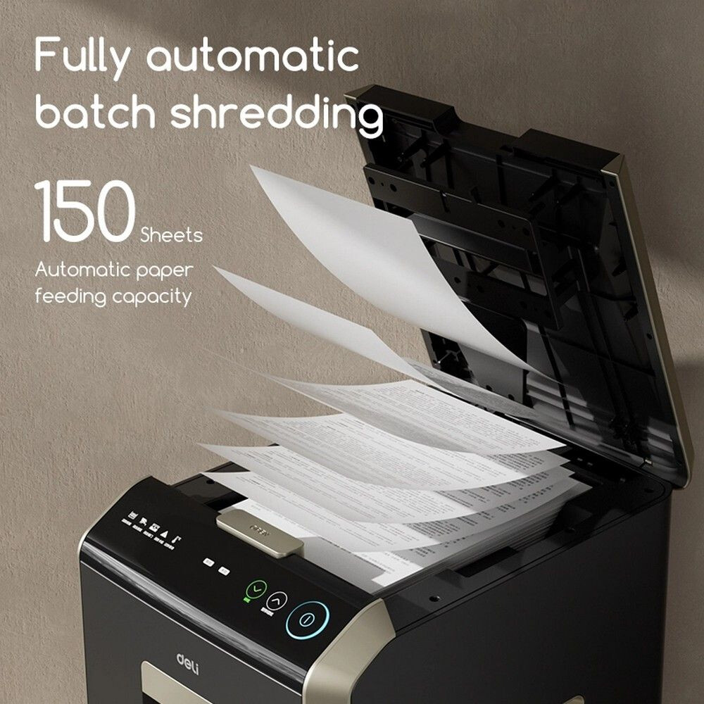Уничтожитель бумаги (шредер) Deli ET089 - фото 4