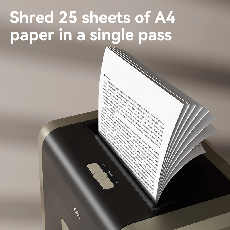 Уничтожитель бумаги (шредер) Deli ET099 - фото 4