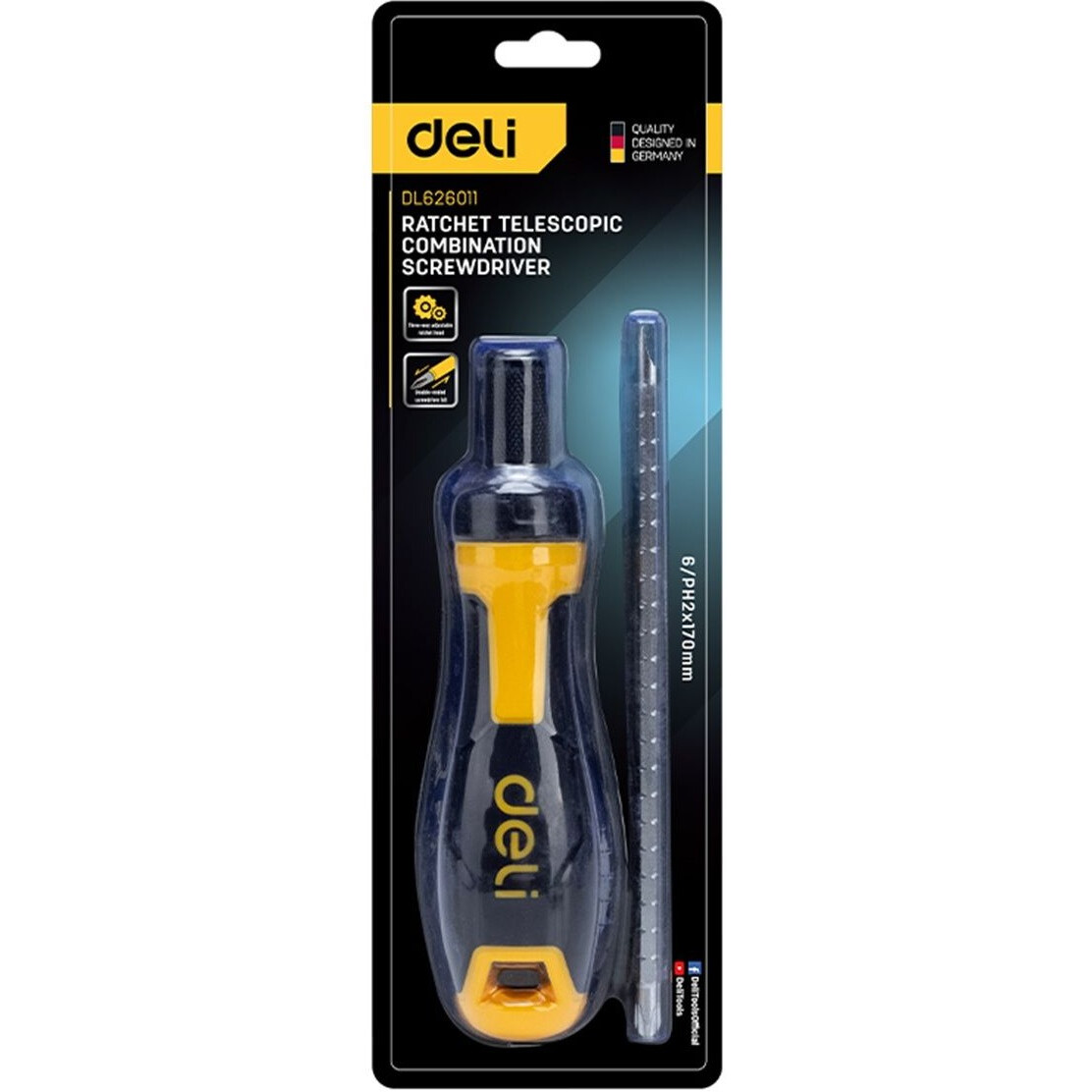 Отвёртка Deli DL626011 - фото 2