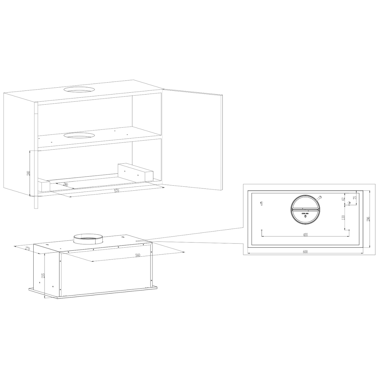 Вытяжка Kuppersberg INPUSH 60 W - фото 5