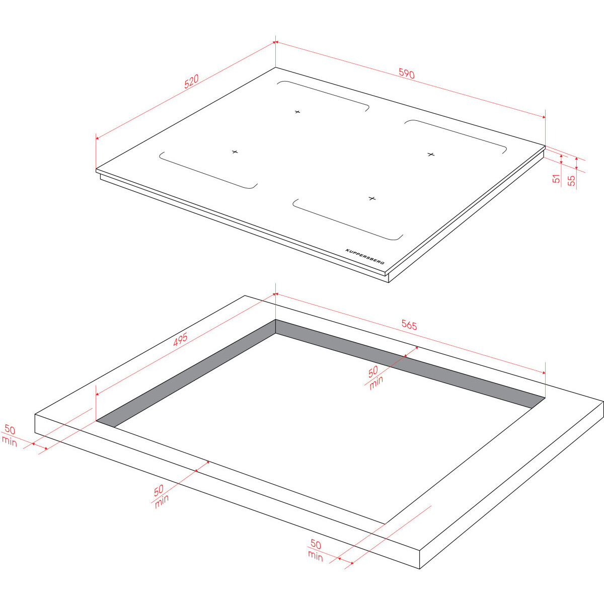 Индукционная варочная панель Kuppersberg ICI 629 - фото 5