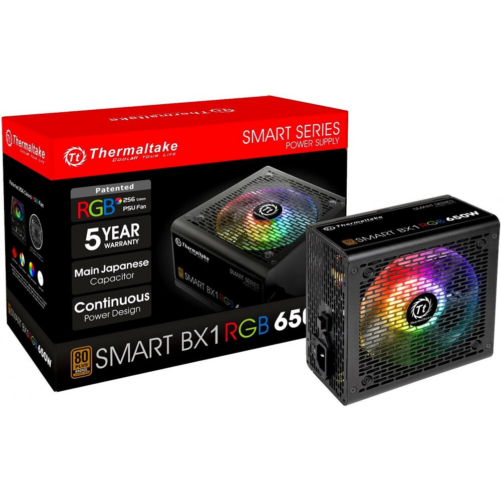 Блок питания 650W Thermaltake Smart BX1 RGB (PS-SPR-0650NHSABE-1) - фото 6