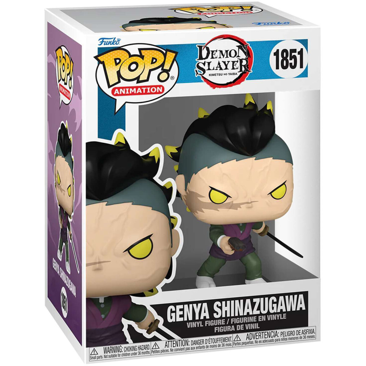 Фигурка Funko POP! Animation Demon Slayer Genya Shinazugawa (Demon Form) - 85328 - фото 2