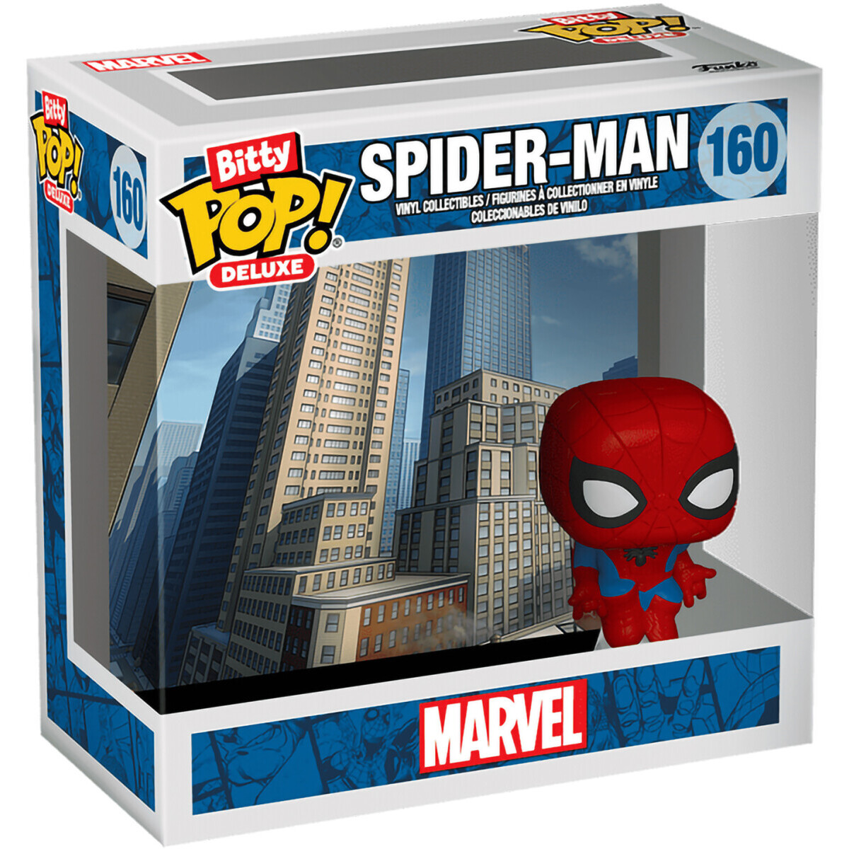 Фигурка Funko Bitty POP! Deluxe Marvel Spider-Man (Cityscape) - 81302