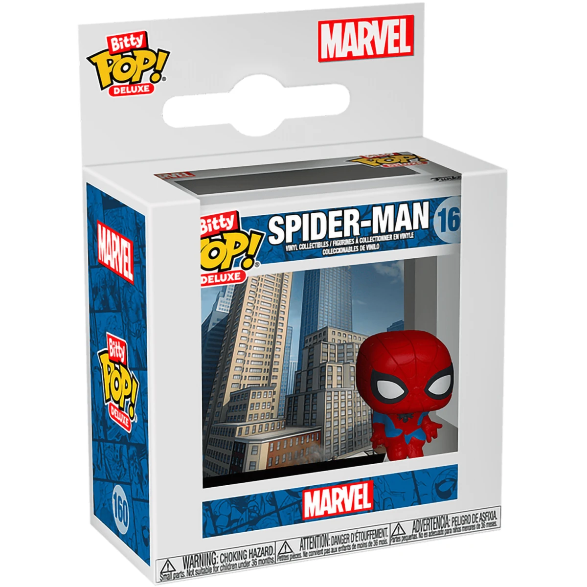 Фигурка Funko Bitty POP! Deluxe Marvel Spider-Man (Cityscape) - 81302 - фото 2