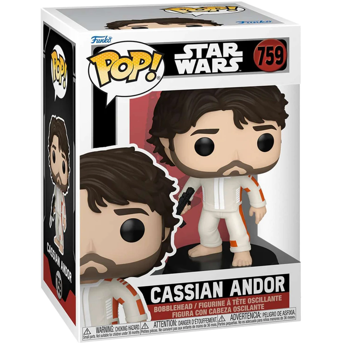 Фигурка Funko POP! Bobble Star Wars Andor S2 Cassian Andor - 83768 - фото 2