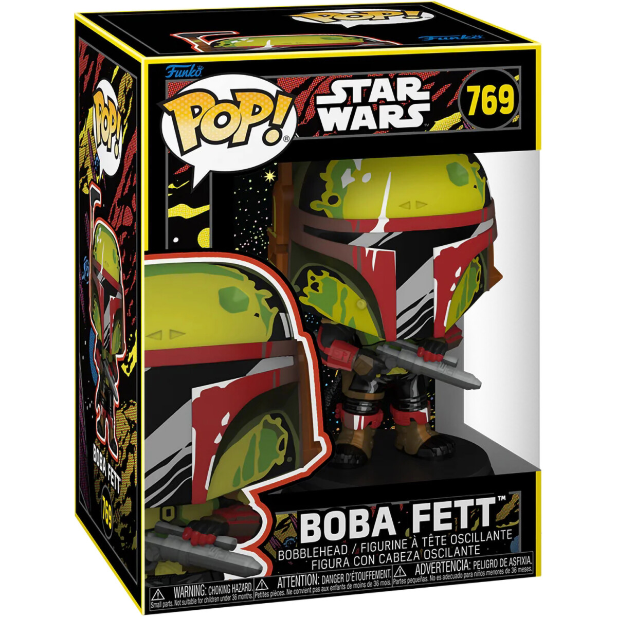 Фигурка Funko POP! Bobble Star Wars Book of Boba Fett Boba Fett (Retro) - 83814 - фото 2