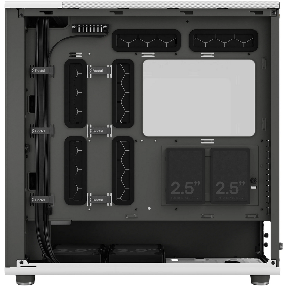 Корпус Fractal Design North XL Chalk White TG Clear - FD-C-NOR1X-04 - фото 11