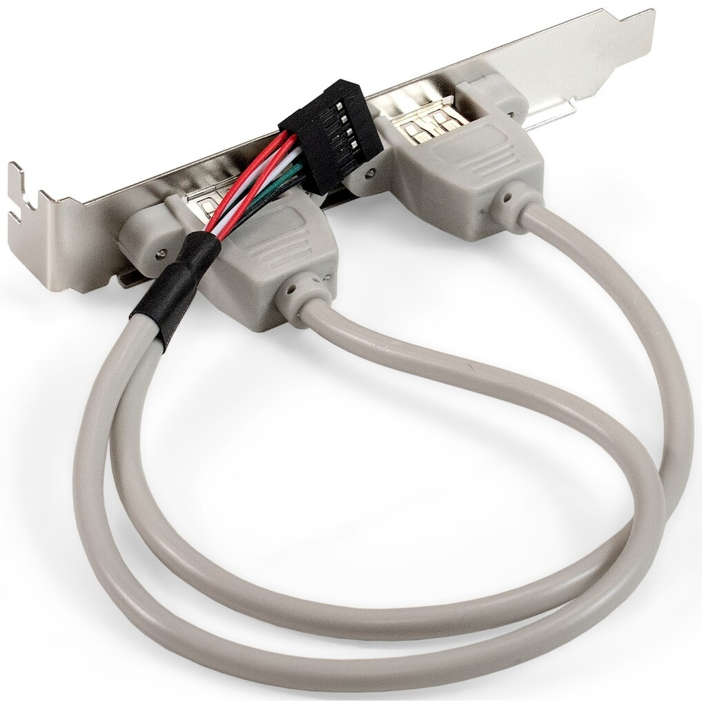 Задняя панель портов ExeGate BrctUSB2-2A - EX298294RUS - фото 2