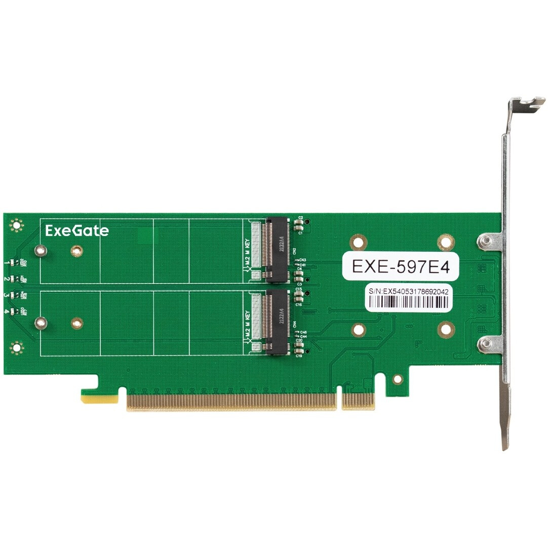 Переходник PCI-E - M.2 ExeGate EXE-597E4 - EX298299RUS - фото 4