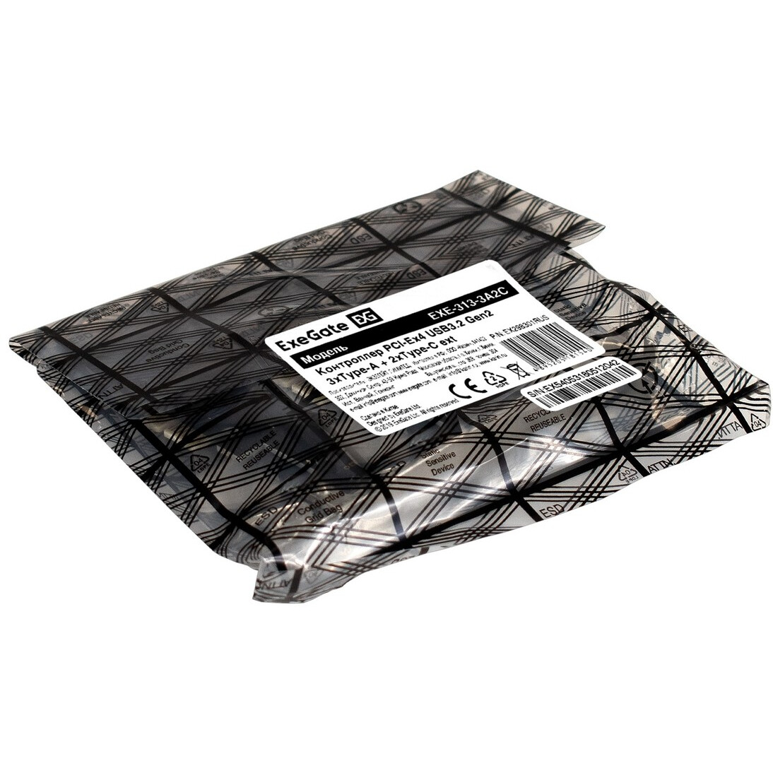 Плата расширения портов ExeGate EXE-313-3A2C - EX298301RUS - фото 5