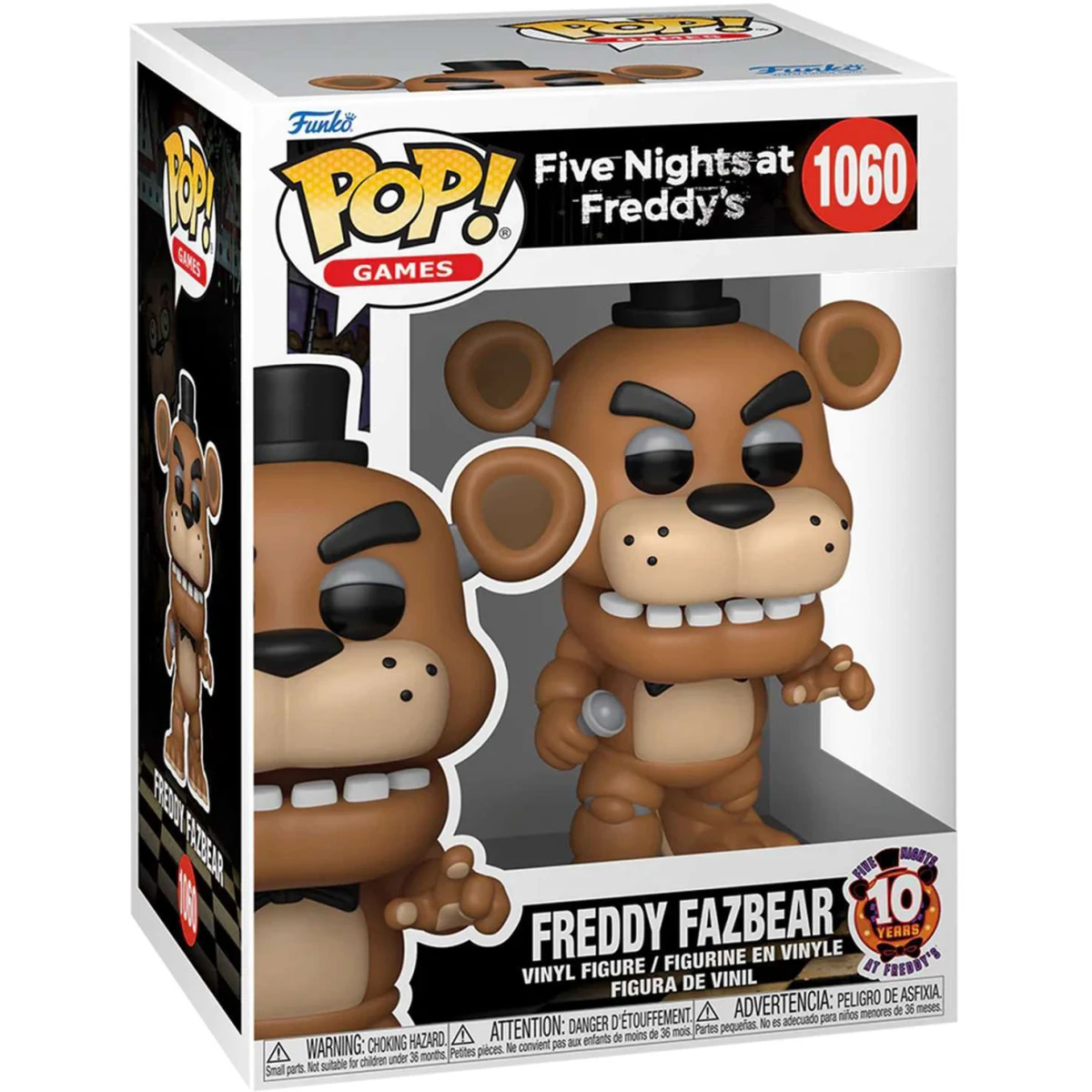 Фигурка Funko POP! Games FNAF 10th Freddy Fazbear - 87116 - фото 2