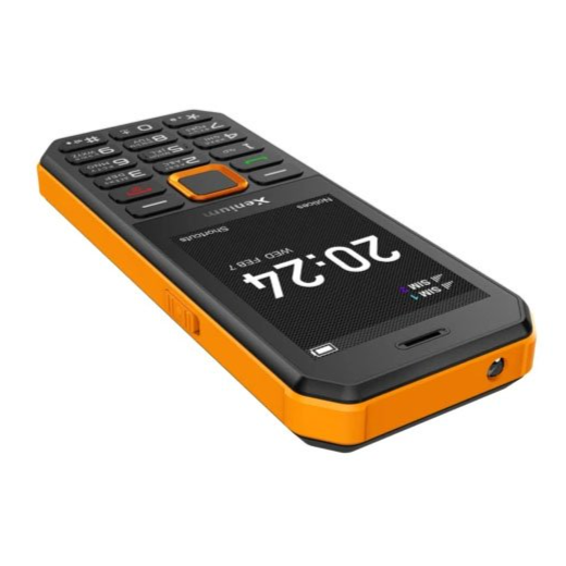 Телефон Philips Xenium X300 Black/Orange - CTX300OB/00 - фото 4
