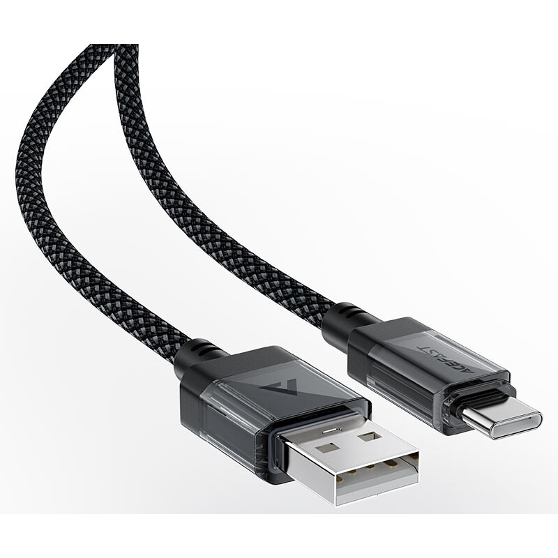 Кабель USB - USB Type-C, 1.2м, ACEFAST AF-C12-04-BK - фото 2