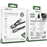 Кабель USB Type-C - USB/USB Type-C, 1.2м, ACEFAST AF-C13-04-BK