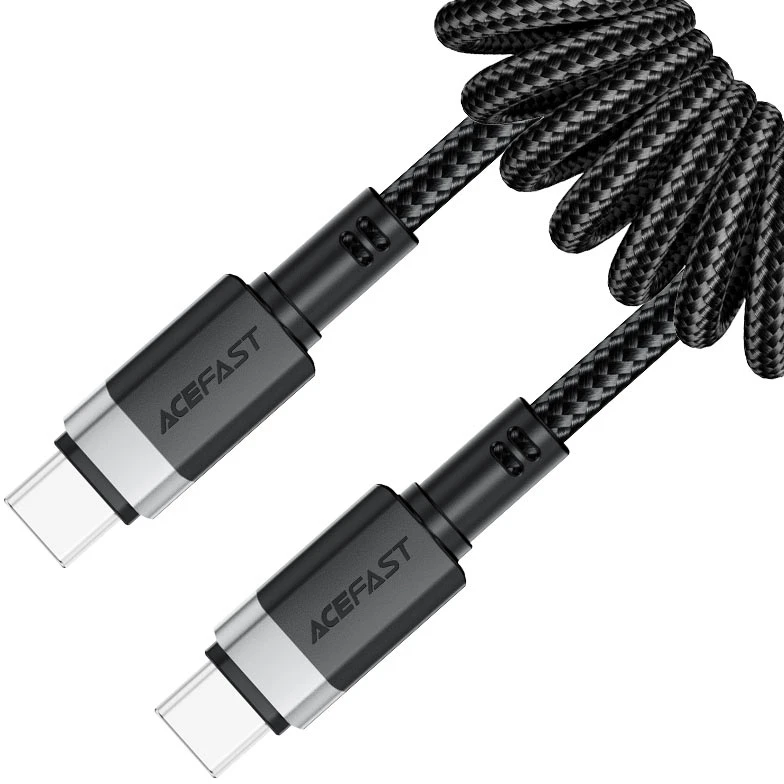 Кабель USB Type-C - USB Type-C, 1.2м, ACEFAST AF-C14-03-BK
