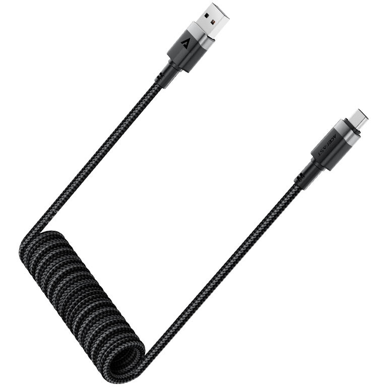 Кабель USB - USB Type-C, 1.2м, ACEFAST AF-C14-04-BK - фото 4