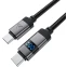 Кабель USB Type-C - USB Type-C, 1.2м, ACEFAST AF-C15-03-BK