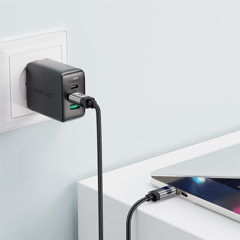 Кабель USB Type-C - USB Type-C, 1.2м, ACEFAST AF-C15-03-BK - фото 5