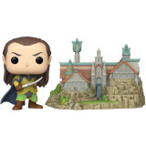 Фигурка Funko POP! Town LOTR S8 Elrond with Rivendell (83787)