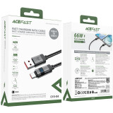 Кабель USB - USB Type-C, 1.2м, ACEFAST AF-C15-04-BK