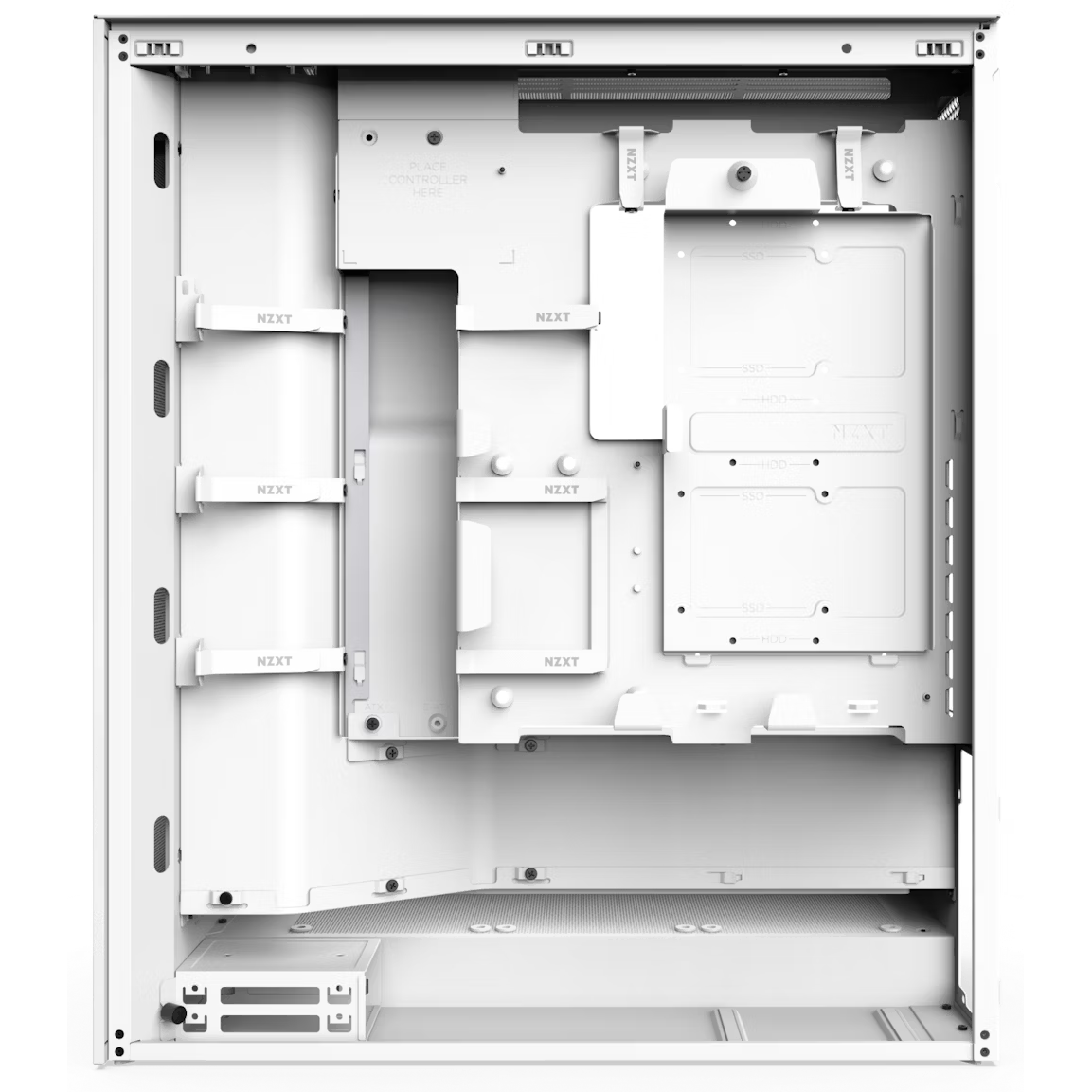 Корпус NZXT H7 Flow White - CM-H72FW-01 - фото 5