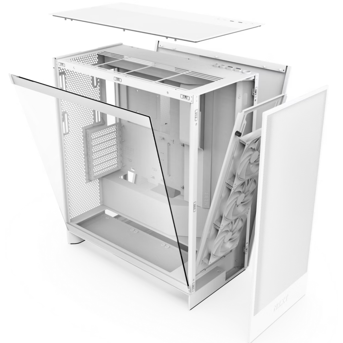 Корпус NZXT H7 Flow White - CM-H72FW-01 - фото 6